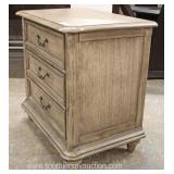  PAIR of NEW Country Rustic Style 3 Drawer Night Stands  Auction Estimate $100-$300 – Located Inside