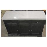  NEW Marble Top Contemporary Rustic Style 3 Drawer 3 Door Buffet  Auction Estimate $300-$600 – Locat