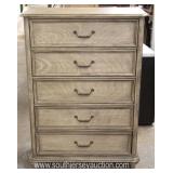  NEW 5 Drawer Contemporary High Chest  Auction Estimate $200-$400 – Located Inside 