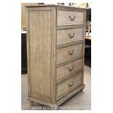  NEW 5 Drawer Contemporary High Chest  Auction Estimate $200-$400 – Located Inside 