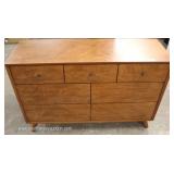  NEW Mid Century Modern Design Contemporary 7 Drawer Low Chest with Hardware  Auction Estimate $200-