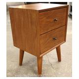  NEW Mid Century Modern Design Contemporary 2 Drawer Night Stand  Auction Estimate $100-$300 – Locat