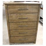  NEW Rustic Style 5 Drawer High Chest  Auction Estimate $200-$400 – Located Inside 