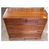  SOLID Cherry “Jamestown Sterling Corporation Jamestown, N.Y.” Bracket Foot High Chest and Low Chest