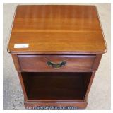  SOLID Cherry One Drawer Night Stand  Auction Estimate $50-$100 – Located Inside 