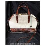  “Brahmin” Snake Skin Style Purse  Auction Estimate $100-$300 – Located Glassware 