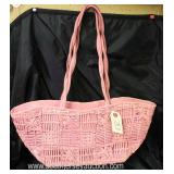  “Paolo Masi” Pink Leather Purse Made in Italy  Auction Estimate $100-$300 – Located Glassware 