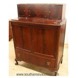  Mahogany Ball and Claw High Chest with Fitted Interior  Auction Estimate $100-$300 – Located Inside