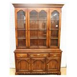  Mahogany “Statton Furniture” 2 Piece China Cabinet  Auction Estimate $100-$300 – Located Inside 