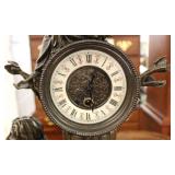  Bronze Figural Clock on Marble Base  Auction Estimate $200-$400 – Located Inside 