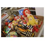  Large Collection of VINTAGE McDonald’s Toys, Plates, Glasses, Dolls and much much more  Auction Est