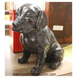  Composition Dog Statue  Auction Estimate $10-$50 – Located Glassware 