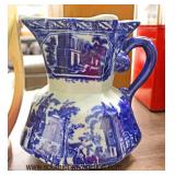  Blue and White Ironstone Pitcher  Auction Estimate $20-$50 – Located Glassware 