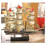  Model Clipper Sail Boat  Auction Estimate $20-$50 – Located Glassware 