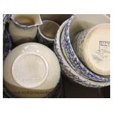  Box Lot “R.R.P. co. Roseville, Ohio USA” Sponge Ware Dishes  Auction Estimate $20-$50 – Located Gla