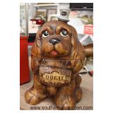  Adorable Ceramic Dog Cookie Jar or Puppy Treat Jar  Auction Estimate $5-$10 – Located Glassware 