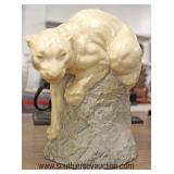  ANTIQUE Stone Mountain Lion  Auction Estimate $100-$300 – Located Glassware 