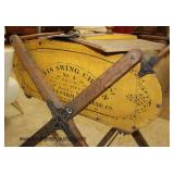  ANTIQUE “Davis Swing Churn” Butter Churn all Original Paint and Stenciling with Paperwork  Auction 