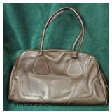  Brown Leather “Prada” Purse Made in Italy  Auction Estimate $100-$300 – Located Glassware 