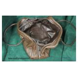  Brown Leather “Prada” Purse Made in Italy  Auction Estimate $100-$300 – Located Glassware 