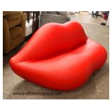   “Bocca Design Studio 65” Red Lip Sofa Made in USA Model #1011  Auction Estimate $300-$600 – Locate