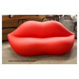   “Bocca Design Studio 65” Red Lip Sofa Made in USA Model #1011  Auction Estimate $300-$600 – Locate