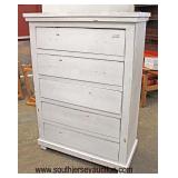 NEW Country Style Shabby Chic 5 Drawer Dresser the Hardware is Located Inside the Drawers Located In