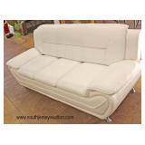 -- NICE SELECTION— NEW leather and upholstery SOFAS and COUCHES some with sleepers, power recliners,