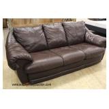  Like New 2 Piece Brown Leather Sofa and Loveseat  Auction Estimate $300-$600 – Located Inside 