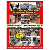 south jersey auction live in person outside only auction offering over 4000 item in one day