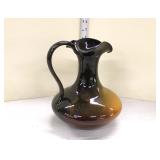  Lot 278 Antique Weller ewer pitcher, as is has been repaired, approx. 9"h x 7"d