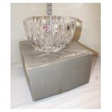  Lot 291 Orrefors lead crystal bowl in box, approx. 8 1/2"d x 5"h