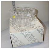  Lot 292 Orrefors lead crystal bowl in box, approx. 8"d x 5"h