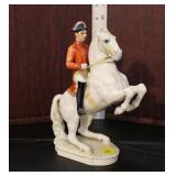  Lot 299 Lorenz Hutschnenreuther, Kunstabteilung, Germany porcelain figurine of English soldier on h