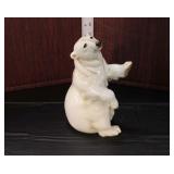  Lot 306 Lorenz Hutschnenreuther, Kunstabteilung, Germany porcelain figurine of sitting polar bear