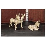  Lot 312 Lorenz Hutschnenreuther, Kunstabteilung, Germany porcelain figurines, donkeys