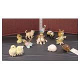  Lot 320 Lorenz Hutschnenreuther, Kunstabteilung, Germany porcelain figurines, miniatures of various