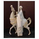  Lot 337 Vintage Lladro porcelain figurine of Wiseman on horse