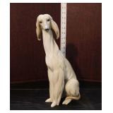  Lot 345 Vintage Lladro porcelain figurine of Afghan hound dog