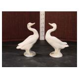  Lot 357 Vintage Lladro porcelain figurines of ducks (2)