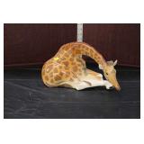  Lot 404 Vintage Lomonosov made in USSR porcelain figurine of laying giraffe