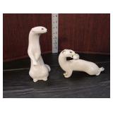 Lot 411 Vintage Lomonosov made in USSR porcelain figurine a mink