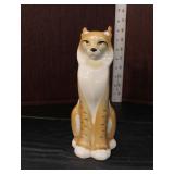  Lot 412 Vintage Lomonosov made in USSR porcelain figurine of a bob cat