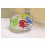  Lot 421 St. Clair Joe Rice vintage hand blown art glass paperweight