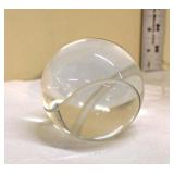  Lot 423 Tiffany and Co. vintage hand blown art glass paperweight