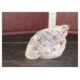  Lot 446 Waterford vintage lead crystal conch shell paperweight