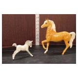  Lot 450 (2) Royal Daulton vintage porcelain horses