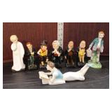  Lot 453 (8) Royal Daulton vintage porcelain various figurines of various figures of people