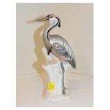  Lot 458 Vintage Royal Dux porcelain heron