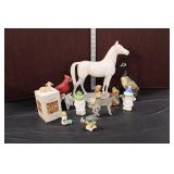  Lot 476 (10) Vintage Goebel porcelain figures